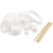 Solar System Kit School Project for Kids with Foam Balls and Bamboo Sticks (22 Pieces)